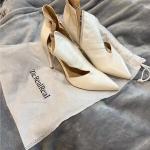 Elegant White High Heels